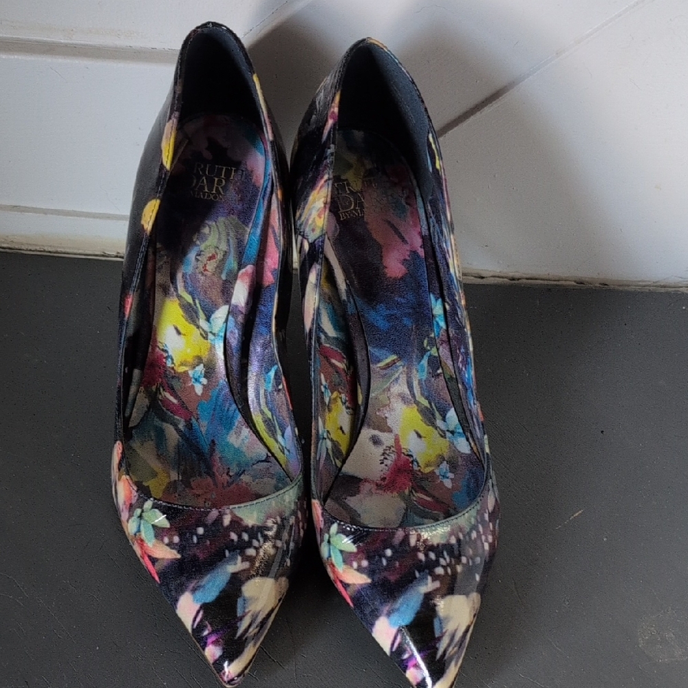 Floral Patterned Heels